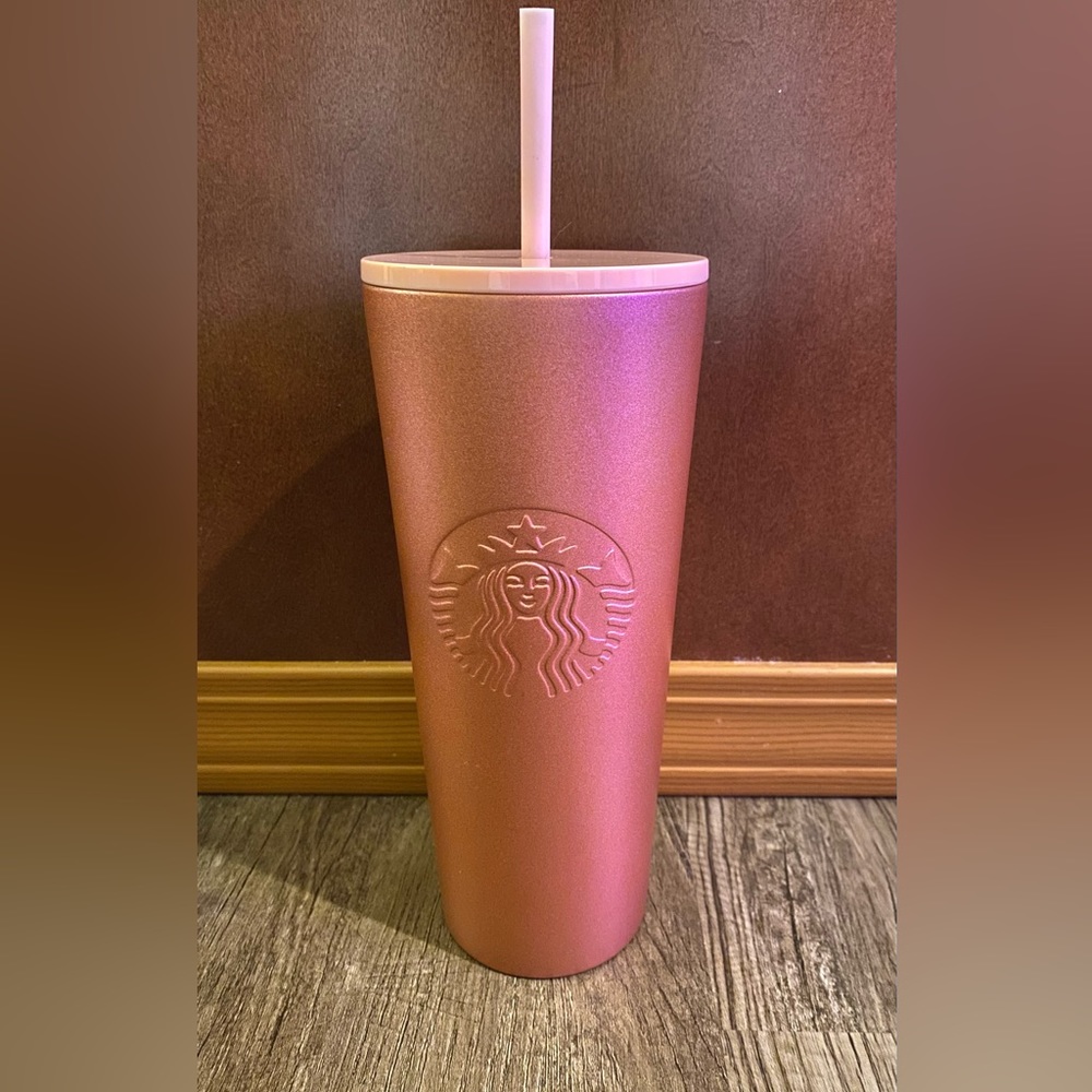 Starbucks 2020 Rose Gold Metallic Stainless 24 oz